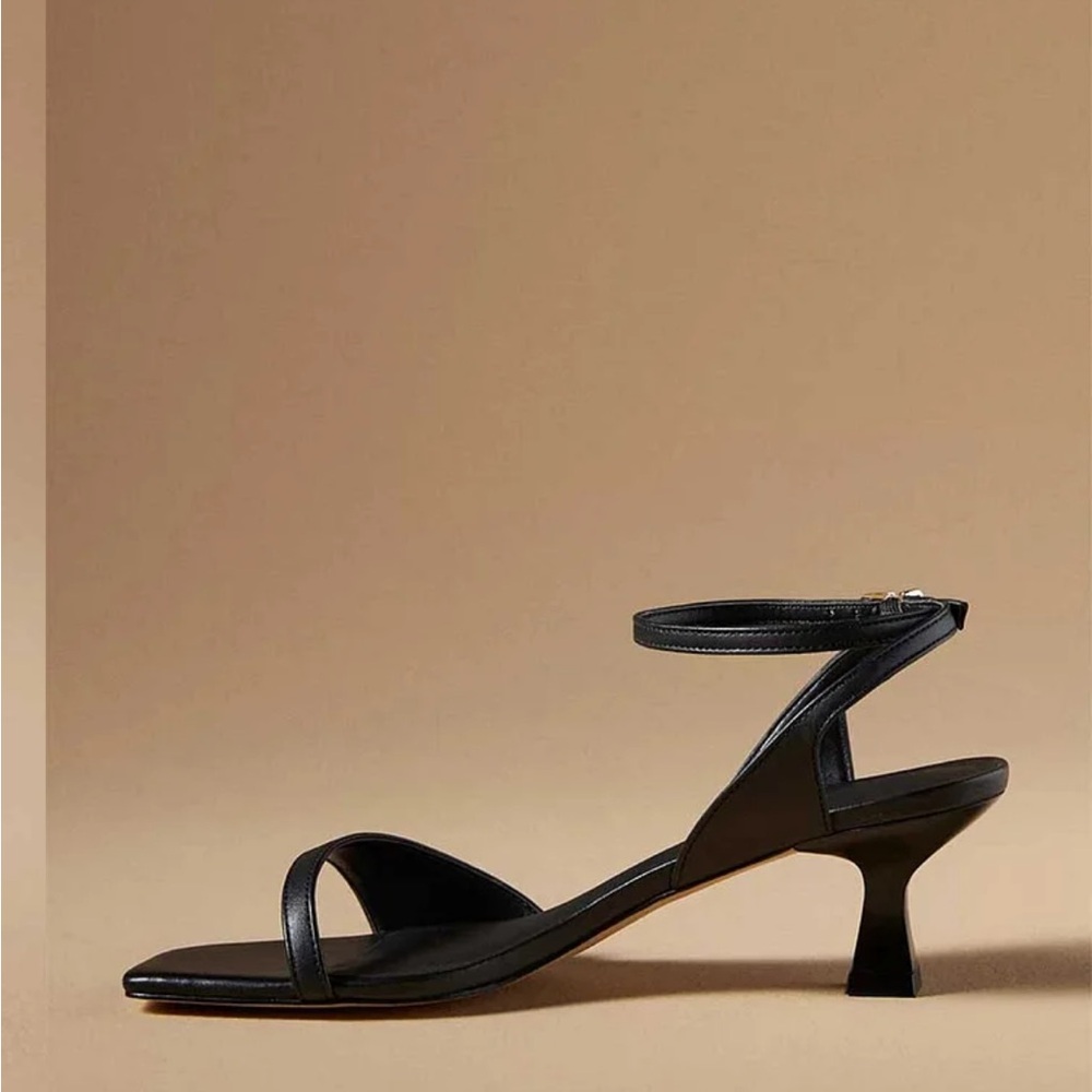 ISO Anthropologie Maeve Square open toe kitten heel